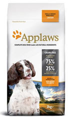 Applaws Dog Adult Small & Medium Breed Chicken & Lamb