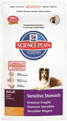 Hill's Science Plan Canine Adult Sensitive Stomach Chicken with Egg & Rice