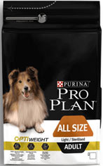 Purina Pro Plan All Sizes Adult Light/Sterilized Optiweight